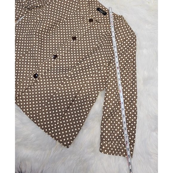 Talbots Geometric Print Lined Blazer - Picture 9 of 9